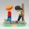 Banpresto One Piece Log Stories Monkey D Luffy &amp; Roronoa Zoro figure 7cm