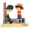 Banpresto One Piece Log Stories Monkey D Luffy &amp; Roronoa Zoro figure 7cm