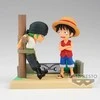Banpresto One Piece Log Stories Monkey D Luffy &amp; Roronoa Zoro figure 7cm