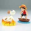 Banpresto One Piece Luffy &amp; Going Merry Log Stories figure 8cm