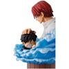 Banpresto One Piece Raudona Hair Pirates Shanks & Luffy figure 15cm