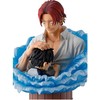 Banpresto One Piece Raudona Hair Pirates Shanks & Luffy figure 15cm