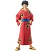 Banpresto One Piece The Grandline Series Wanokuni Yukata Monkey D Luffy figure 16cm