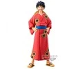 Banpresto One Piece The Grandline Series Wanokuni Yukata Monkey D Luffy figure 16cm