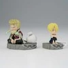 Banpresto One Piece World Collectable Stories Sanji &amp; Zeff figure 6cm