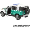 BURAGO Land Rover Defender Civil Guard metal car