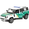 BURAGO Land Rover Defender Civil Guard metal car