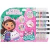 Gabby’s Dollhouse - 5-in-1 Coloring &amp; Activity Set (GD24306)