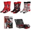 CERDÁ DC Comics Harley Quinn pack 3 adult socks