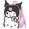 Hello Kitty Kuromi holografinė kuprinė, 32 cm