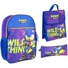 CERDÁ Sonic Prime pencil case + lunch box + backpack 42cm