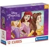 Clementoni CLE Cubi blokeliai 12 Disney Princess 41197
