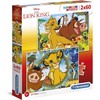 Clementoni Dėlionė 2x60 vnt. - Liūtas karalius