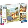 Clementoni Dėlionė 3x48 vnt. - Mikė Pūkuotukas