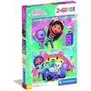 Clementoni Dėlionė 2x60 vnt. - Gabbys Dollhouse