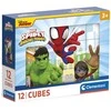 Clementoni CLE Cubi klocki 12 Spidey_His AmazingFriends 41198