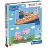 Clementoni Dėlionė 2x20 vnt. - Peppa Pig