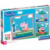Clementoni Dėlionė 3x48 vnt. - Peppa pig