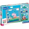 Clementoni Dėlionė 3x48 vnt. - Peppa pig