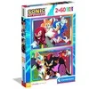 Clementoni Dėlionė 2x60 vnt. - Sonic