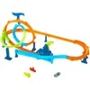 Mattel HOT WHEELS STUNT TRACKS rinkinys – Dvigubos kilpos iššūkis (JHK73)