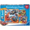 Ravensburger Dėlionė 3x39 vnt. - Hot Wheels