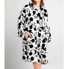 Disney Mickey oversize sweatshirt coat adult coral