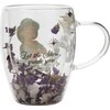 Widdop Co Disney Princess Jasmine floral decorative glass mug