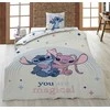 Disney Stitch & Angel policotton duvet cover bed 90cm