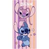 Disney Stitch &amp; Angel microfibre beach towel