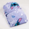 Disney Stitch Coral hooded blanket 120x150cm