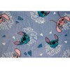 Disney Stitch Coral hooded blanket 120x150cm