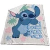 Disney Stitch coral sherpa blanket 130x170cm