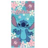 „Mexen Disney Stitch Flowers“ medvilninis paplūdimio rankšluostis