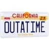 Doctor Collector Back to the Future DeLorean Outatime license plate replica