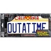 Doctor Collector Back to the Future DeLorean Outatime license plate replica