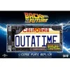 Doctor Collector Back to the Future DeLorean Outatime license plate replica