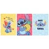 Disney Stitch – A5 formato užrašų knygelių rinkinys iš Tropical kolekcijos (3 vnt.)