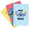 Disney Stitch – A5 formato užrašų knygelių rinkinys iš Tropical kolekcijos (3 vnt.)