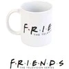 Friends Draugai - Keraminis puodelis dovanų dėžutėje 350 ml (Baltas)