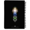 ERIK Mėlyna Lock A5 notebook