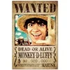 Plakatas ERIK One Piece Wanted Monkey D. Luffy poster