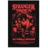 Plakatas ERIK Stranger Things All Friends Welcome poster
