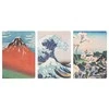 ERIK The Great Wave of Kanagawa Hokusai pack 3 A5 notebooks
