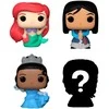 FUNKO Bitty POP! Figūrėlių rinkinys: Disney Princesės, ~3 cm (4 vnt.)