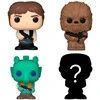 FUNKO Bitty POP! Figūrėlių rinkinys: Star Wars, ~3 cm (4 vnt.)