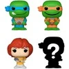 FUNKO Bitty POP! Figūrėlių rinkinys: Vėžliukai nindzės, ~3 cm (4 vnt.)