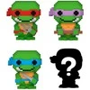 Funko Blister 4 figures Bitty POP Teenage Mutant Ninja Turtles Bit