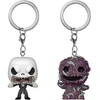 FUNKO POP! Raktų pakabutis: Disney Nightmare Before Christmas - Jack Skellington &amp; Oogie Boogie, 10 cm