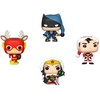 FUNKO POP! Vinilinių figūrėlių rinkinys: DC Comics: Happy Holidays, ~4 cm (4 vnt.)